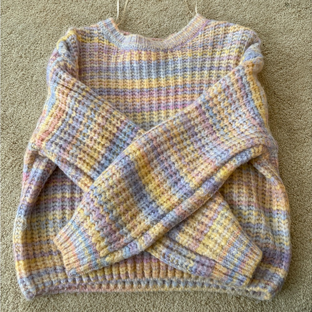 Jessica Simpson Pastel Striped Sweater
